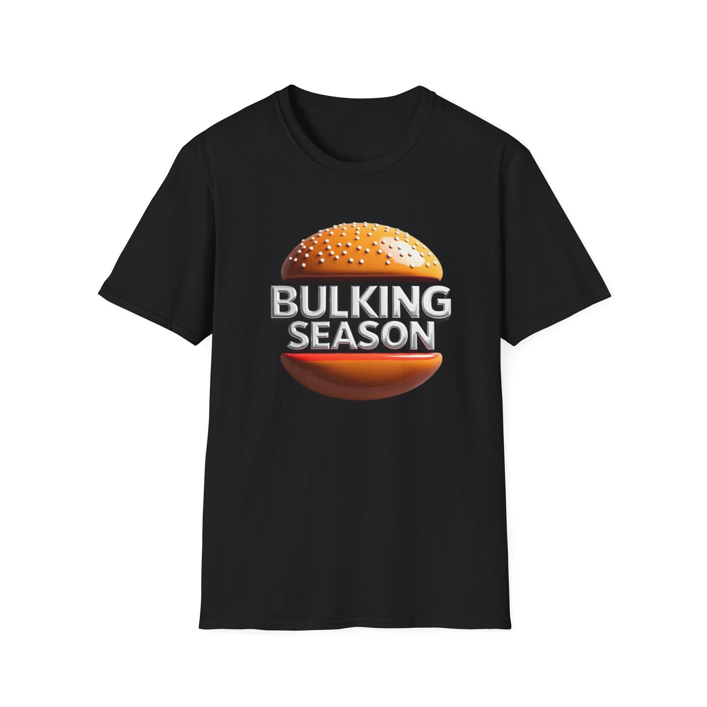 Bulking Season Burger King Unisex Softstyle T-Shirt - Fun Fitness Apparel