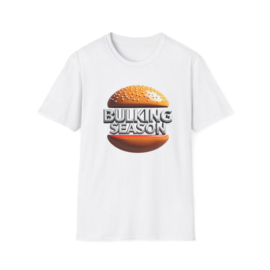 Bulking Season Burger King Unisex Softstyle T-Shirt - Fun Fitness Apparel