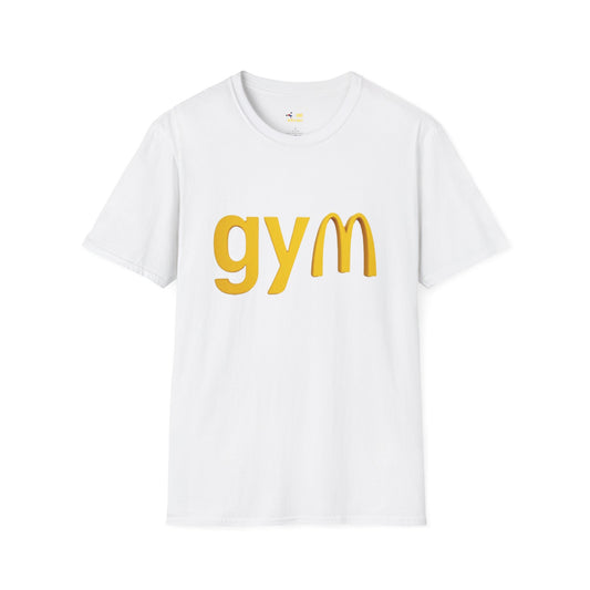 Funny Gym McDonald's T-Shirt - Playful Fitness Tee for Gym Lovers