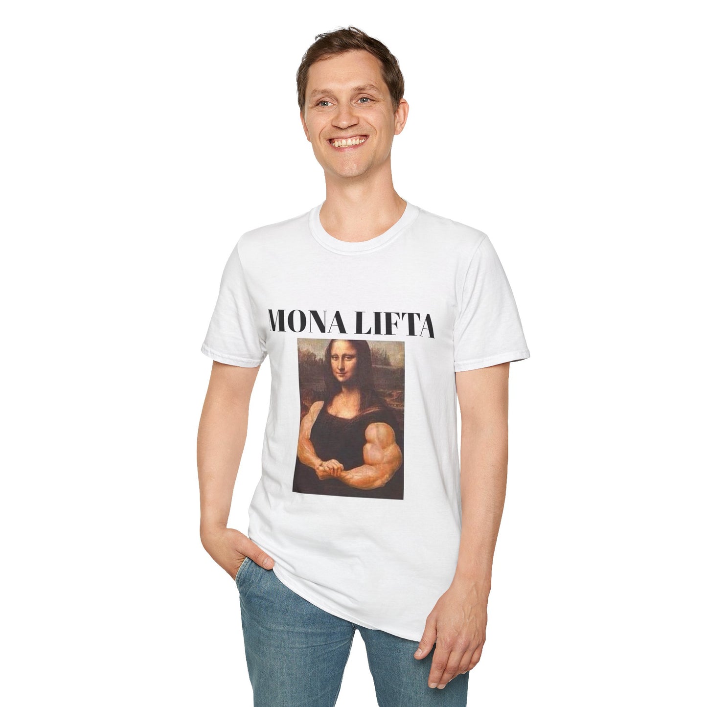 Mona Lifta Unisex Softstyle T-Shirt - Fun Art Tee for Creative Souls