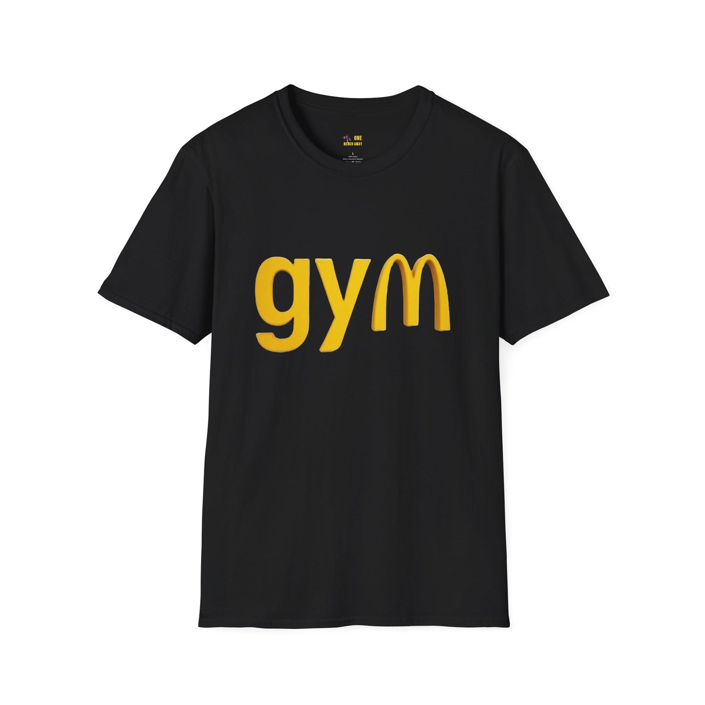 Funny Gym McDonald's T-Shirt - Playful Fitness Tee for Gym Lovers