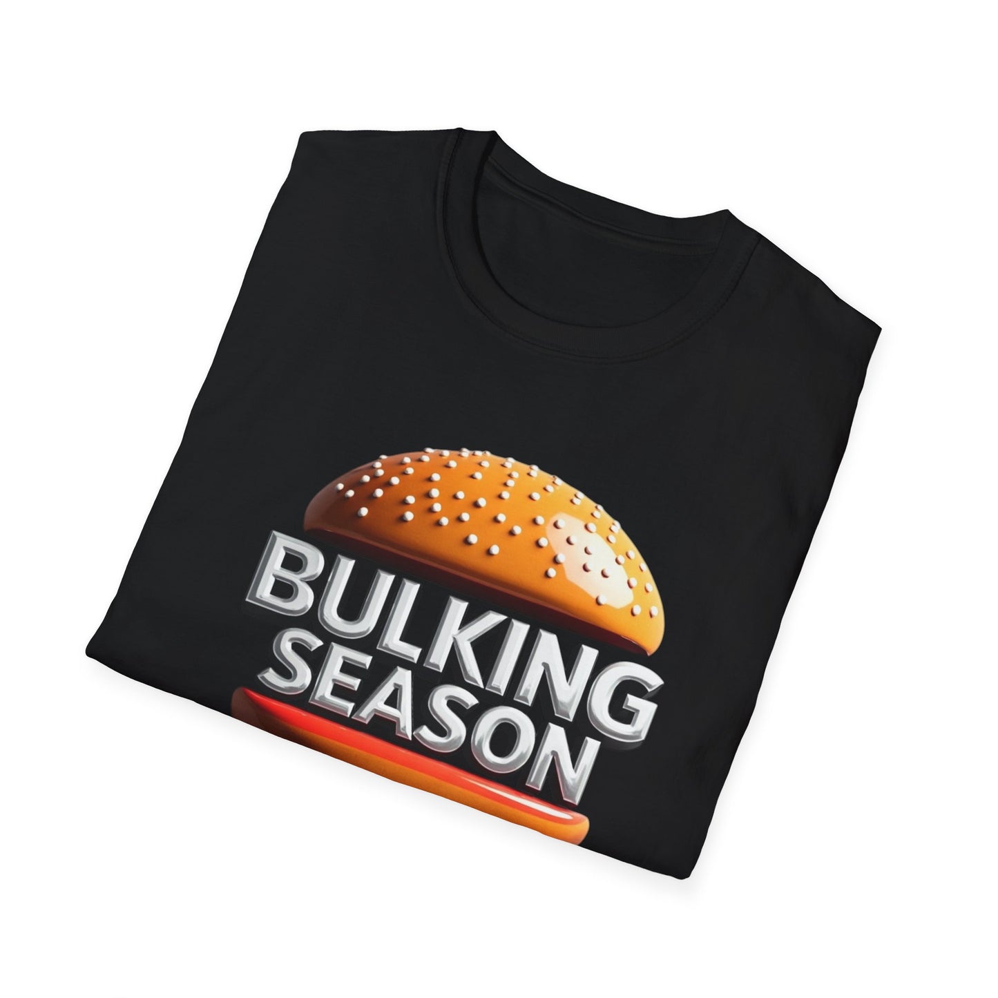 Bulking Season Burger King Unisex Softstyle T-Shirt - Fun Fitness Apparel