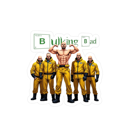 Breaking Bad Inspired Kiss-Cut Vinyl Decals Bulking Bad- Perfect for Fans and Collectors